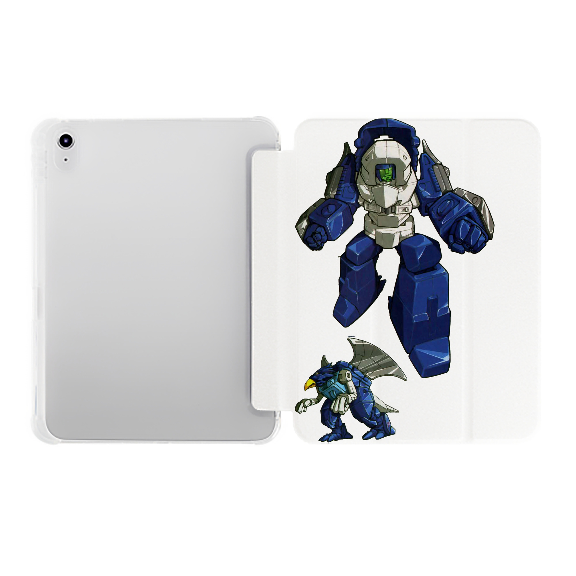 （画像用）  IPad ケース ペン収納付き 三つ折りスタンド PUレザー×シリコン 対応機種9.5/10.5/10.9インチ